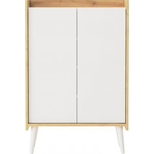 Ruby skoskåp - Antracit/ek - Skoskåp -Skoskåp - Hallmöbler