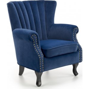 Rutil fåtölj - Blå - Tygfåtöljer