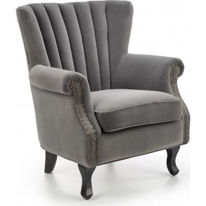 Rutil fåtölj - Grå - Tygfåtöljer