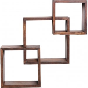 Rutor vägghylla - Valnöt - Vägghyllor -Hyllor & Förvaring - Hyllor