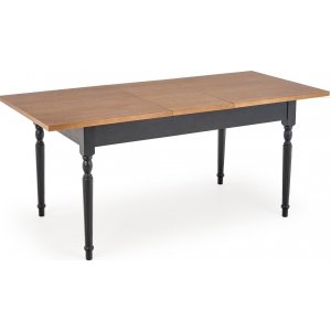 Shell matbord 120-160 cm - Mörk ek/svart - Övriga matbord