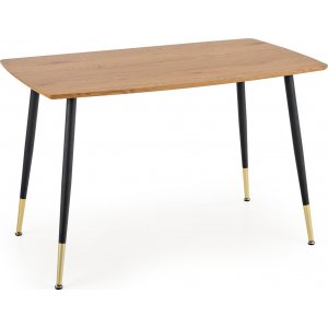 Sidon matbord 120 x 70 cm - Ek/svart - Övriga matbord