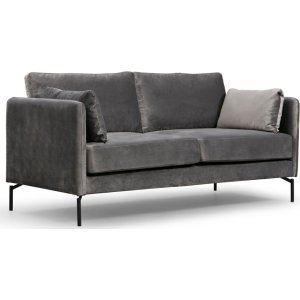 Sino 2-sits soffa - Grå - 2-sits soffor