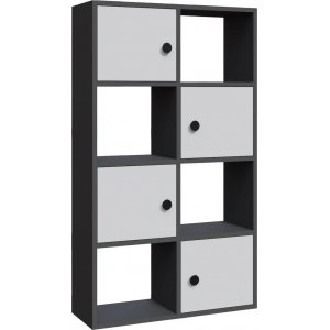 Tasso bokhylla - Antracit/vit - Bokhyllor -Hyllor - Bokhyllor