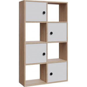 Tasso bokhylla - Ek/vit - Bokhyllor -Hyllor - Bokhyllor