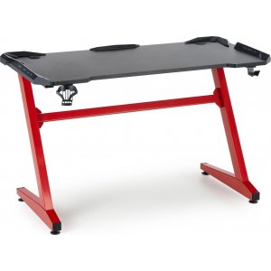 Tebur skrivbord 122x60 cm - Svart/röd - Datorbord & Laptopbord