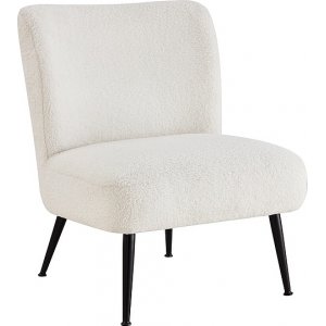 Teddy fåtölj - Gräddvit - Tygfåtöljer