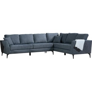 Tempo hörnsoffa - Mörkgrå - Hörnsoffor