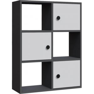 Tilton bokhylla - Antracit/vit - Bokhyllor -Hyllor - Bokhyllor