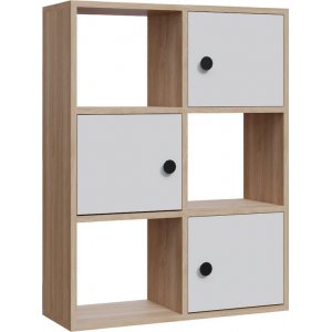 Tilton bokhylla - Ek/vit - Bokhyllor -Hyllor - Bokhyllor