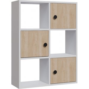 Tilton bokhylla - Vit/ek - Bokhyllor -Hyllor - Bokhyllor