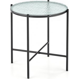 Tobella soffbord Ø45 cm - Svart - Glasbord