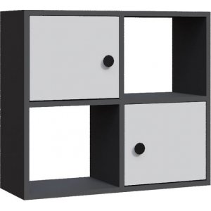 Tuttle bokhylla - Antracit/vit - Bokhyllor -Hyllor - Bokhyllor