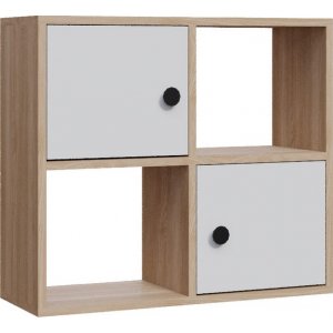 Tuttle bokhylla - Ek/vit - Bokhyllor -Hyllor - Bokhyllor