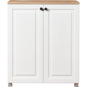 Tuvalle 35 skoskåp - Safir ek/valnöt - Skoskåp -Skoskåp - Hallmöbler