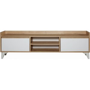 Tuvalle 44 mediabänk - Safir ek/valnöt - TV-bänkar & mediabänkar -TV-bänkar & mediabänkar - Hyllor & Förvaring