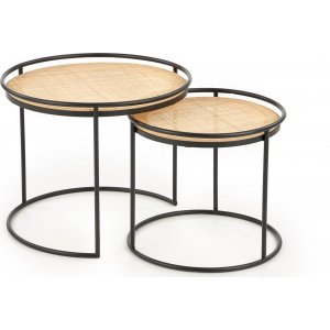 Utara soffbord Ø41/51 cm - Svart - Soffbord