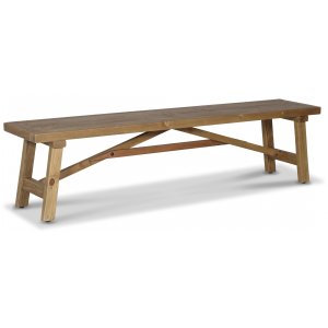 Aspen bänk i återvunnet furu - Sittbänkar