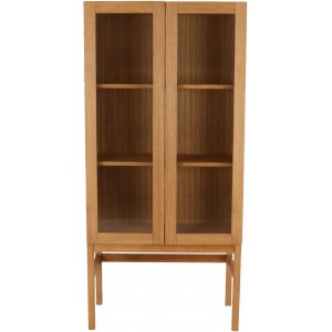 Valhall vitrinskåp i oljad ek - Vitrinskåp & Glasskåp -Vitrinskåp & Glasskåp - Hyllor & Förvaring