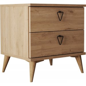 Versal sängbord - Ek - Sängbord -Sovrumsmöbler - Sängbord