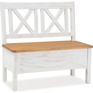 Vimle bänk - Furu/vit - Sittbänkar