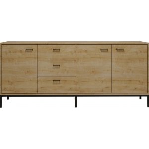 Volga skänk - Ek/svart - Skänkar & Sideboards -Skänkar & Sideboards - Hyllor & Förvaring