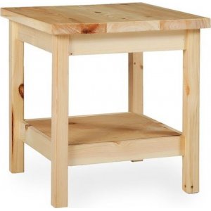 Wald sidobord 50 x 60 cm - Björk - Sidobord & lampbord