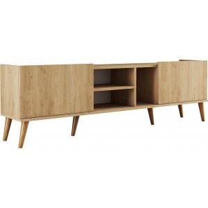 Will mediabänk - Ek - TV-bänkar & mediabänkar -TV-bänkar & mediabänkar - Hyllor & Förvaring