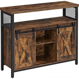 Zeke skänk - Brun/svart - Skänkar & Sideboards -Skänkar & Sideboards - Hyllor & Förvaring