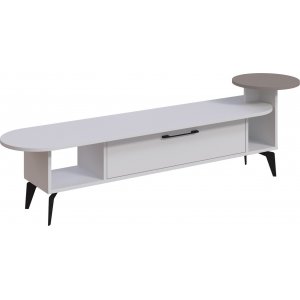 Ada mediabänk - Vit/mocka - TV-bänkar & mediabänkar -TV-bänkar & mediabänkar - Hyllor & Förvaring