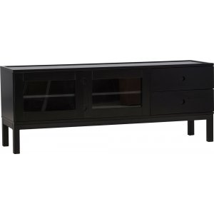 Alcoa mediabänk - Svart - TV-bänkar & mediabänkar -TV-bänkar & mediabänkar - Hyllor & Förvaring