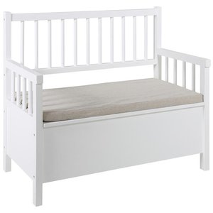 Aster köksbänk med förvaring - Vit - Sittbänkar