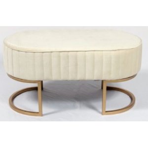 Begonia sittbänk - Guld / Sammet - Sittbänkar