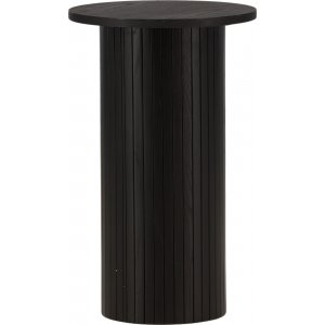 Bianca sidobord Ø40 cm - Svart - Sidobord & lampbord