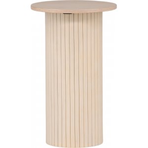 Bianca sidobord Ø40 cm - Whitewash - Sidobord & lampbord