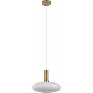 Chelsea taklampa - Mässing/vit - Pendellampor