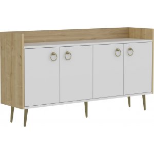 Daring skänk - Safir ek/vit - Skänkar & Sideboards -Skänkar & Sideboards - Hyllor & Förvaring