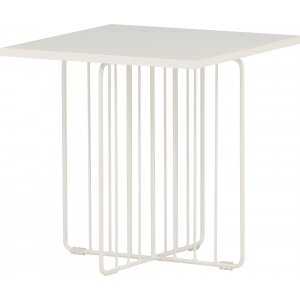 Dayton soffbord 40 x 40 cm - Vit - Soffbord i trä