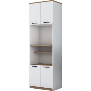 Feven skåp - Valnöt/vit - Skåp -Skåp - Hyllor & Förvaring