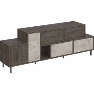 Hermes mediabänk - Brun/grå - TV-bänkar & mediabänkar -TV-bänkar & mediabänkar - Hyllor & Förvaring