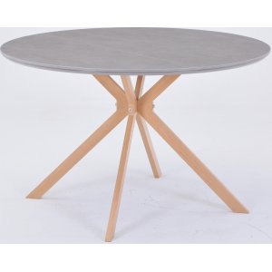 Höganäs matbord Ø120 cm - Grå - Ovala & Runda bord
