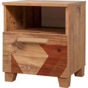 Leva Flow sängbord - Furu - Sängbord -Sovrumsmöbler - Sängbord