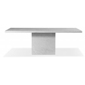 Pegani matbord vit marmor - 215x110 cm - Marmormatbord