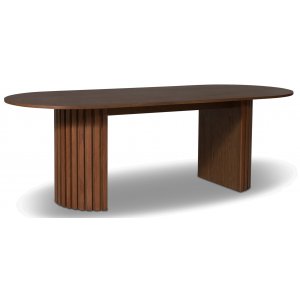 PiPi ovalt matbord 230 cm - Valnöt - Ovala & Runda bord
