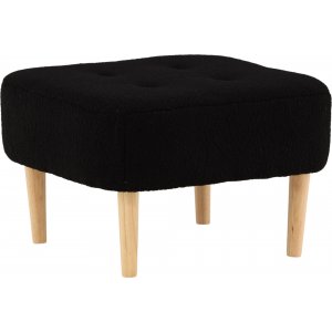 Salina sittpuff - Svart - Fotpallar