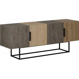 Tontini mediabänk - Brun - TV-bänkar & mediabänkar -TV-bänkar & mediabänkar - Hyllor & Förvaring