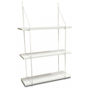 Vera vägghylla med tre hyllplan - Vit - Vägghyllor -Hyllor & Förvaring - Hyllor