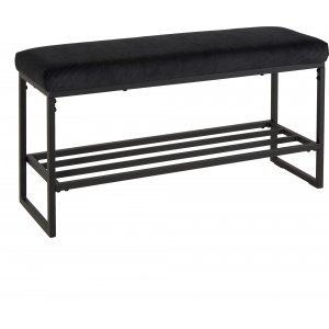 Vito sittbänk - Svart manchester - Sittbänkar