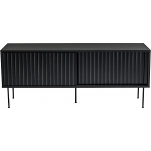 Yumi mediabänk 132 cm - Svart - Svart - TV-bänkar & mediabänkar -TV-bänkar & mediabänkar - Hyllor & Förvaring