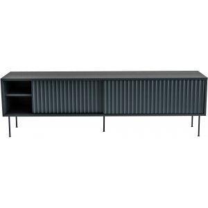 Yumi mediabänk 178 cm - Antracit - Svart - TV-bänkar & mediabänkar -TV-bänkar & mediabänkar - Hyllor & Förvaring